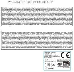 KASK SPORTOWY BAMBI - D100 - ROZM. M
