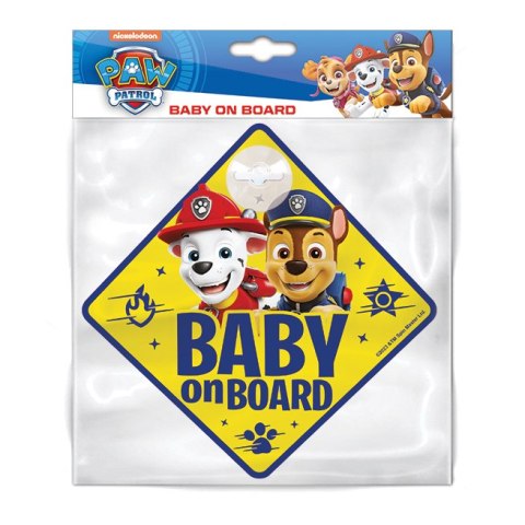 TABLICZKA BABY ON BOARD PSI PATROL BOYS TABLICZKA BABY ON BOARD PSI PATROL BOYS
