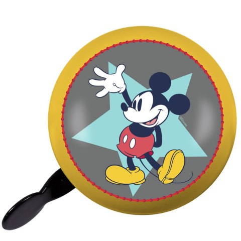DZWONEK DO ROWERU RETRO MICKEY ŻÓŁTY DZWONEK DO ROWERU RETRO MICKEY ŻÓŁTY