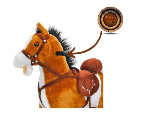 Koń Mustang jasny brąz Koń Mustang jasny brąz