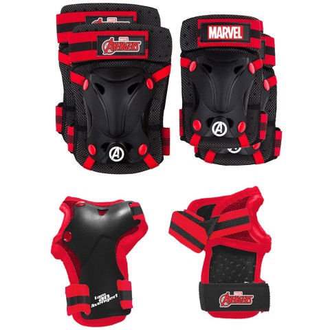 OCHRANIACZE SKATE - ZESTAW - KOLANA, ŁOKCIE, NADGARSTKI - AVENGERS OCHRANIACZE SKATE - ZESTAW - KOLANA, ŁOKCIE, NADGARSTKI - AVENGERS