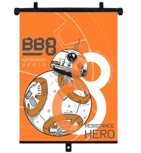 ROLETA PRZECIWSŁONECZNA 1SZT 36*45CM STAR WARS BB8 ROLETA PRZECIWSŁONECZNA 1SZT 36*45CM STAR WARS BB8
