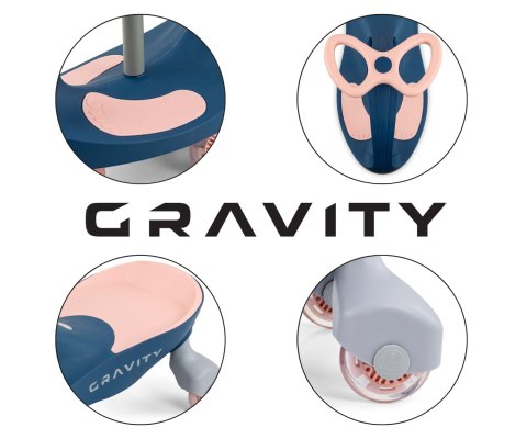 Milly Mally Jeździk Grawitacyjny Gravity Navy Pink Milly Mally Jeździk Grawitacyjny Gravity Navy Pink