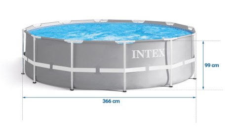 Basen ogrodowy stelażowy 366x99 zestaw zestaw 4w1 INTEX 26716 Basen ogrodowy stelażowy 366x99 zestaw zestaw 4w1 INTEX 26716