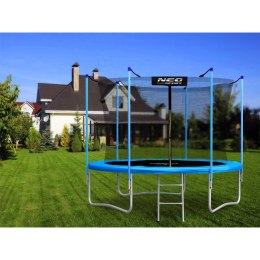 TRAMPOLINA OGRODOWA ROZMIAR 312CM Z SIATKĄ WEWNĘTRZNĄ I DRABINKĄ