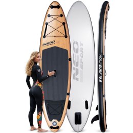 DESKA SUP AQUASURF 10.6 WOOD/GREY ROZMIAR 320 x 84 x 15 CM