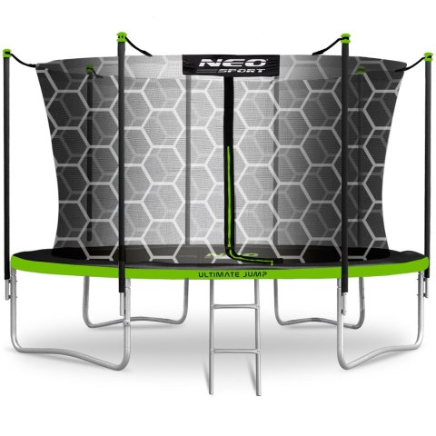 TRAMPOLINA OGRODOWA ROZMIAR 404 CM Z SIATKĄ WEWNĘTRZNĄ I DRABINKĄ TRAMPOLINA OGRODOWA ROZMIAR 404 CM Z SIATKĄ WEWNĘTRZNĄ I DRABINKĄ