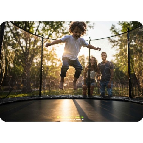 TRAMPOLINA OGRODOWA ROZMIAR 404 CM Z SIATKĄ WEWNĘTRZNĄ I DRABINKĄ TRAMPOLINA OGRODOWA ROZMIAR 404 CM Z SIATKĄ WEWNĘTRZNĄ I DRABINKĄ