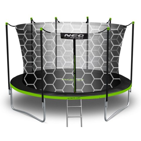 TRAMPOLINA OGRODOWA ROZMIAR 404 CM Z SIATKĄ WEWNĘTRZNĄ I DRABINKĄ TRAMPOLINA OGRODOWA ROZMIAR 404 CM Z SIATKĄ WEWNĘTRZNĄ I DRABINKĄ