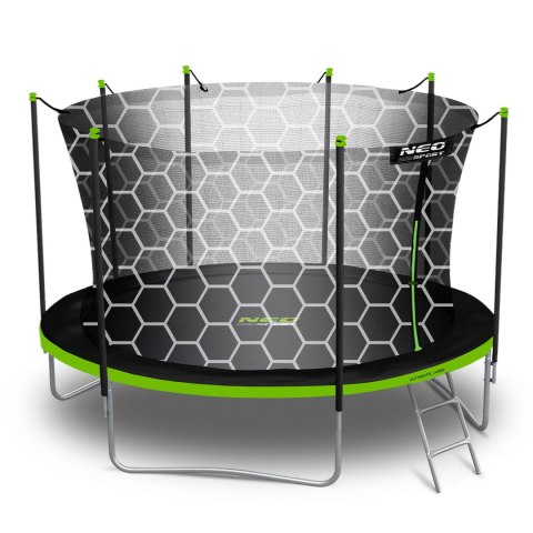 TRAMPOLINA OGRODOWA ROZMIAR 404 CM Z SIATKĄ WEWNĘTRZNĄ I DRABINKĄ TRAMPOLINA OGRODOWA ROZMIAR 404 CM Z SIATKĄ WEWNĘTRZNĄ I DRABINKĄ