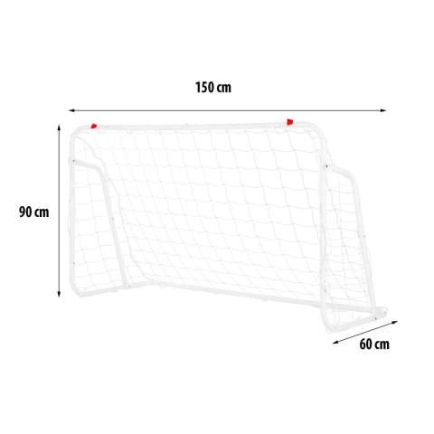MAŁA BRAMKA STALOWA Z SIATKĄ 150cm MAŁA BRAMKA STALOWA Z SIATKĄ 150cm