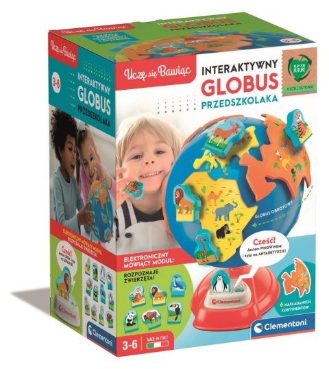 Clementoni Interaktywny globus przedszkolaka 50757 Clementoni Interaktywny globus przedszkolaka 50757