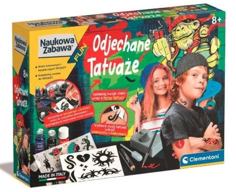 Clementoni Naukowa zabawa. Odjechane tatuaże 50721 Clementoni Naukowa zabawa. Odjechane tatuaże 50721