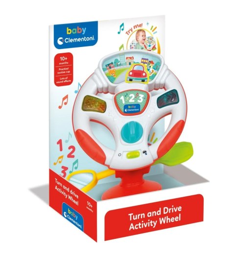 Clementoni baby Kierownica interaktywna elektroniczna 17929 Clementoni baby Kierownica interaktywna elektroniczna 17929