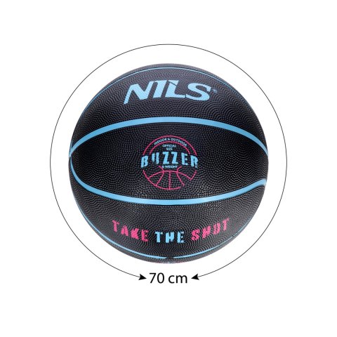 PIŁKA DO KOSZYKÓWKI CZARNA BUZZER 5 PIŁKA DO KOSZYKÓWKI CZARNA BUZZER 5