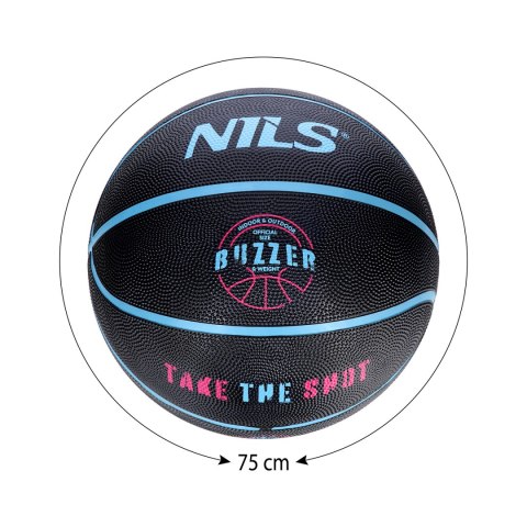 PIŁKA DO KOSZYKÓWKI CZARNA BUZZER 7 PIŁKA DO KOSZYKÓWKI CZARNA BUZZER 7