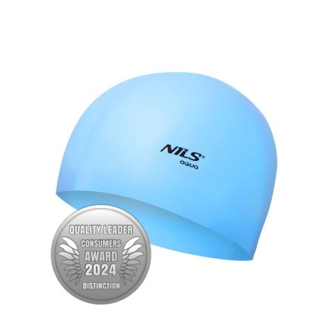 NQC JEDNOKOLOROWY BL01 JASNONIEBIESKI CZEPEK SILIKONOWY NILS AQUA NILS AQUA NQC JEDNOKOLOROWY BL01 JASNONIEBIESKI CZEPEK SILIKONOWY NILS AQUA NILS AQUA