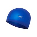 NQC JEDNOKOLOROWY BL04 CIEMNONIEBIESKI CZEPEK SILIKONOWY NILS AQUA NILS AQUA