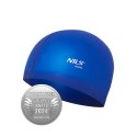 NQC JEDNOKOLOROWY BL04 CIEMNONIEBIESKI CZEPEK SILIKONOWY NILS AQUA NILS AQUA