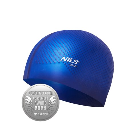 NQC JEDNOKOLOROWY CIEMNONIEBIESKI CZEPEK SILIKONOWY DOTS NILS AQUA NILS AQUA NQC JEDNOKOLOROWY CIEMNONIEBIESKI CZEPEK SILIKONOWY DOTS NILS AQUA NILS AQUA