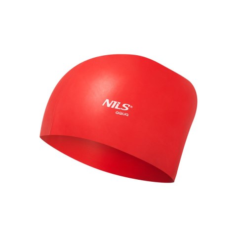 NQC JEDNOKOLOROWY CZERWONY CZEPEK SILIKONOWY DO DŁUGICH WŁOSÓW NILS AQUA NILS AQUA NQC JEDNOKOLOROWY CZERWONY CZEPEK SILIKONOWY DO DŁUGICH WŁOSÓW NILS AQUA NILS AQUA