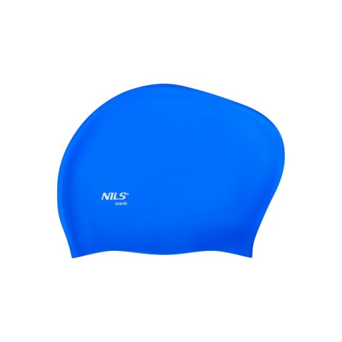 NQC JEDNOKOLOROWY NIEBIESKI CZEPEK SILIKONOWY DO DŁUGICH WŁOSÓW NILS AQUA NILS AQUA NQC JEDNOKOLOROWY NIEBIESKI CZEPEK SILIKONOWY DO DŁUGICH WŁOSÓW NILS AQUA NILS AQUA