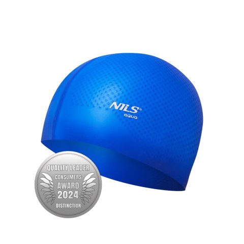 NQC JEDNOKOLOROWY NIEBIESKI CZEPEK SILIKONOWY DOTS NILS AQUA NILS AQUA NQC JEDNOKOLOROWY NIEBIESKI CZEPEK SILIKONOWY DOTS NILS AQUA NILS AQUA