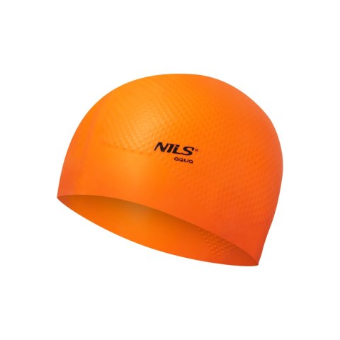 NQC JEDNOKOLOROWY POMARAŃCZOWY CZEPEK SILIKONOWY DOTS NILS AQUA NILS AQUA NQC JEDNOKOLOROWY POMARAŃCZOWY CZEPEK SILIKONOWY DOTS NILS AQUA NILS AQUA