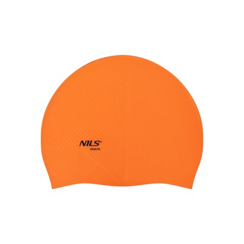 NQC JEDNOKOLOROWY POMARAŃCZOWY CZEPEK SILIKONOWY DOTS NILS AQUA NILS AQUA NQC JEDNOKOLOROWY POMARAŃCZOWY CZEPEK SILIKONOWY DOTS NILS AQUA NILS AQUA