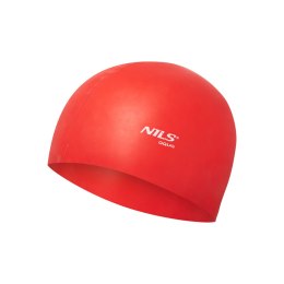 NQC JEDNOKOLOROWY RD01 CZERWONY CZEPEK SILIKONOWY NILS AQUA NILS AQUA