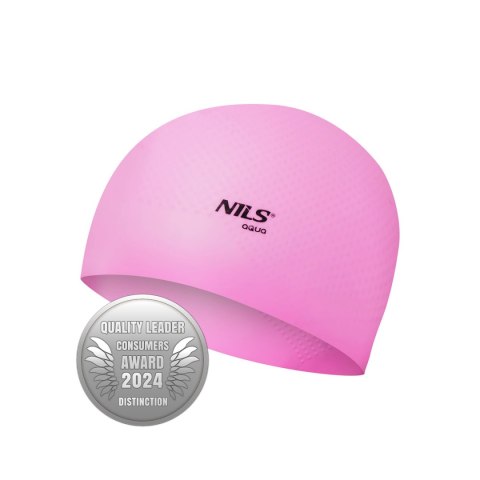 NQC JEDNOKOLOROWY RÓŻOWY CZEPEK SILIKONOWY DOTS NILS AQUA NILS AQUA NQC JEDNOKOLOROWY RÓŻOWY CZEPEK SILIKONOWY DOTS NILS AQUA NILS AQUA