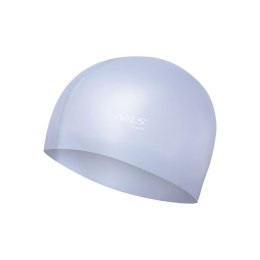 NQC JEDNOKOLOROWY SL01 SZARY CZEPEK SILIKONOWY NILS AQUA NILS AQUA