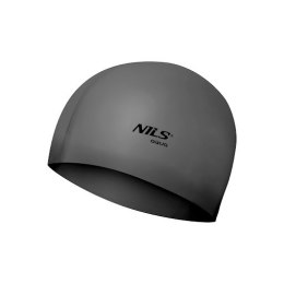 NQC JEDNOKOLOROWY SL02 CIEMNOSZARY CZEPEK SILIKONOWY NILS AQUA NILS AQUA
