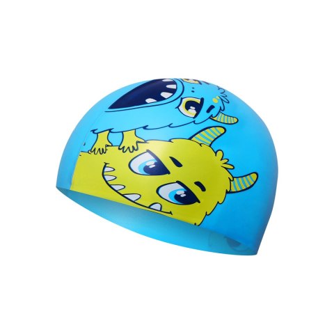 NQC MONSTER NIEBIESKI DZIECIĘCY CZEPEK SILIKONOWY NILS AQUA NILS AQUA NQC MONSTER NIEBIESKI DZIECIĘCY CZEPEK SILIKONOWY NILS AQUA NILS AQUA