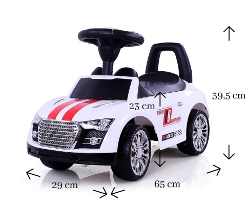 Pojazd Racer White Pojazd Racer White