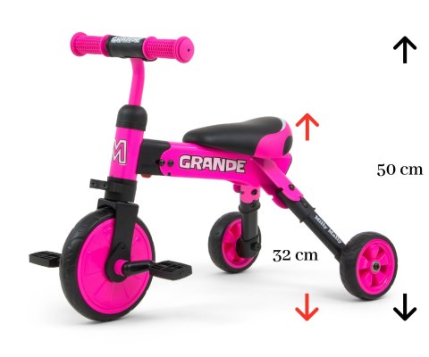 Rowerek 2w1 Grande Pink Rowerek 2w1 Grande Pink