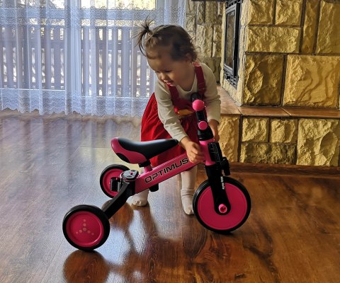 Rowerek 3w1 Optimus Pink Rowerek 3w1 Optimus Pink