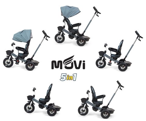 Rowerek Trójkołowy Movi Grey Rowerek Trójkołowy Movi Grey