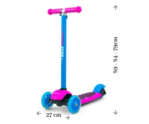 Scooter Little Star Pink-Blue Scooter Little Star Pink-Blue