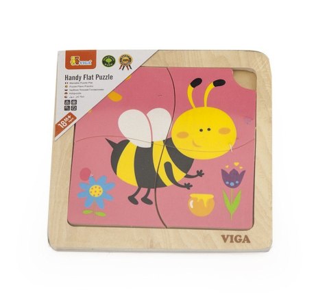 Viga 50138 Puzzle na podkładce - pszczółka Viga 50138 Puzzle na podkładce - pszczółka