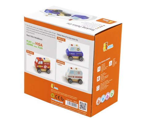 Viga 50201 Klocki Auto Policyjne Viga 50201 Klocki Auto Policyjne