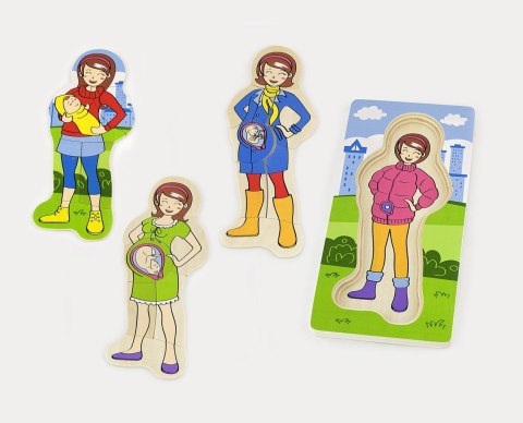 Viga 50405 Puzzle - jak rośnie dzidziuś Viga 50405 Puzzle - jak rośnie dzidziuś