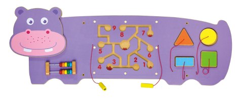 Viga 50470 Sensoryczna tablica manipulacyjna - hipopotam Viga 50470 Sensoryczna tablica manipulacyjna - hipopotam