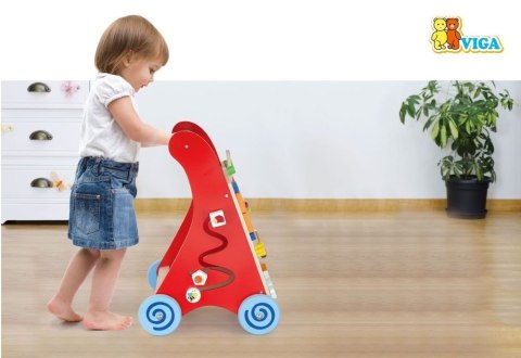Viga 50950 Edukacyjny chodzik dla dzieci - red Viga 50950 Edukacyjny chodzik dla dzieci - red