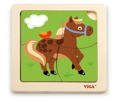 Viga 51312 Puzzle na podkładce - Konik Viga 51312 Puzzle na podkładce - Konik