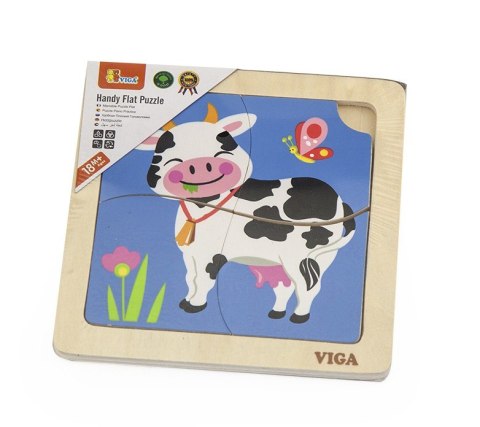 Viga 51313 Puzzle na podkładce - Krówka Viga 51313 Puzzle na podkładce - Krówka
