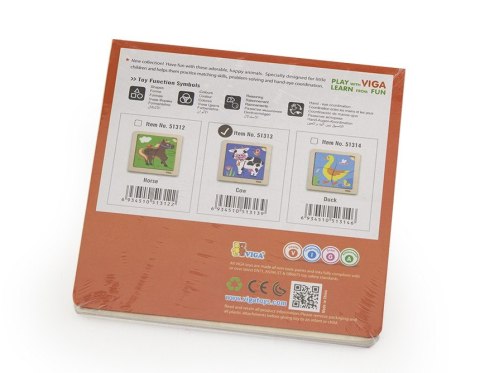 Viga 51313 Puzzle na podkładce - Krówka Viga 51313 Puzzle na podkładce - Krówka