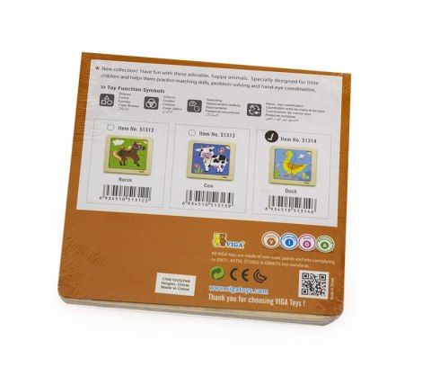 Viga 51314 Puzzle na podkładce - Kaczuszka Viga 51314 Puzzle na podkładce - Kaczuszka