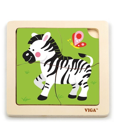 Viga 51317 Puzzle na podkładce-zebra Viga 51317 Puzzle na podkładce-zebra