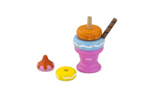 Viga 51321 Mini piramidka lody owocowe z truskawką Viga 51321 Mini piramidka lody owocowe z truskawką